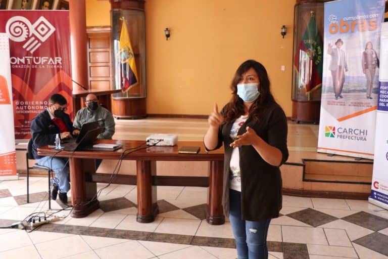 Carchi prepara mesa técnica con apoyo de la Prefectura