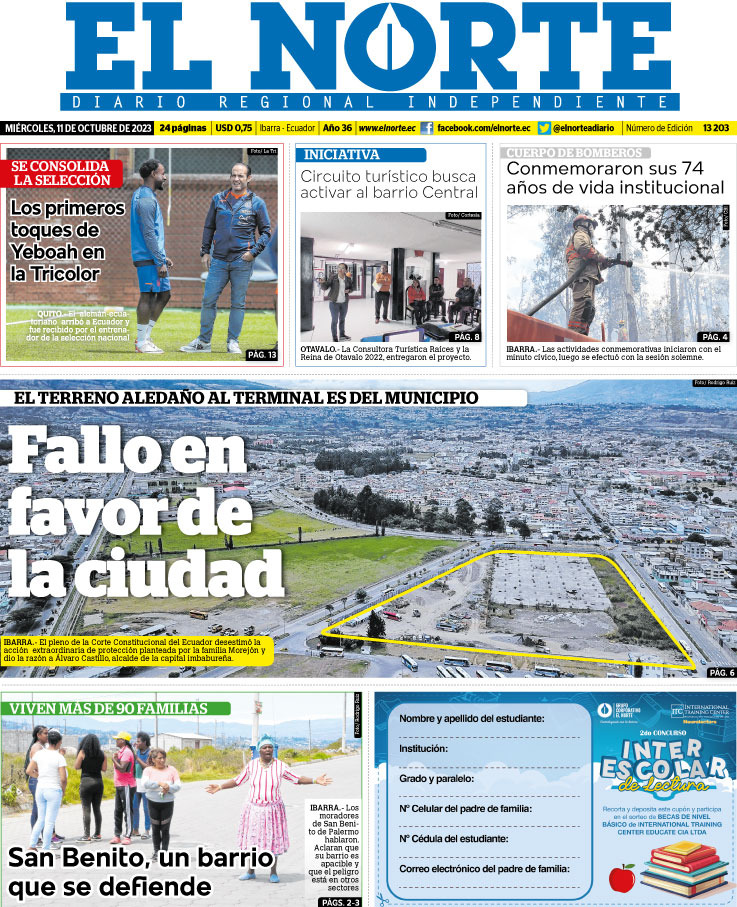 Portada 11 octubre 2023