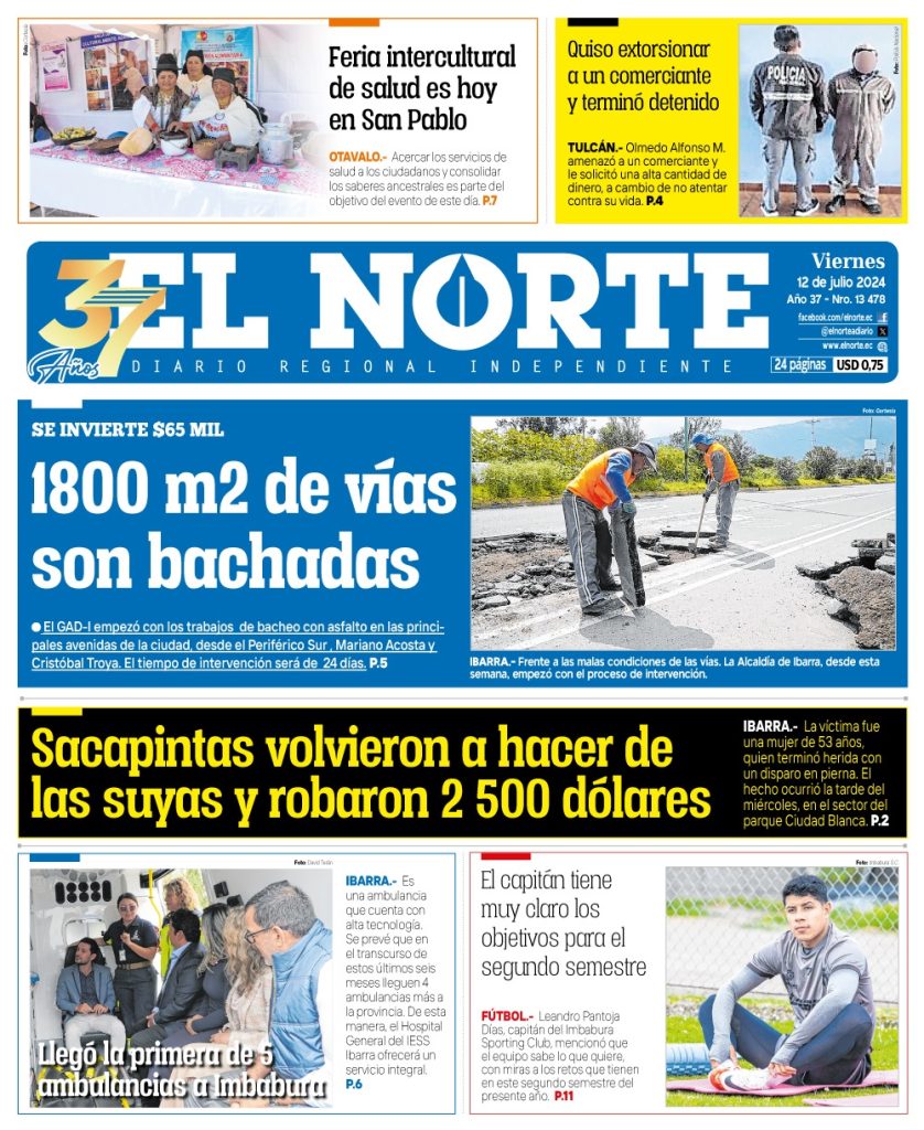 Portada 12 julio 2024
