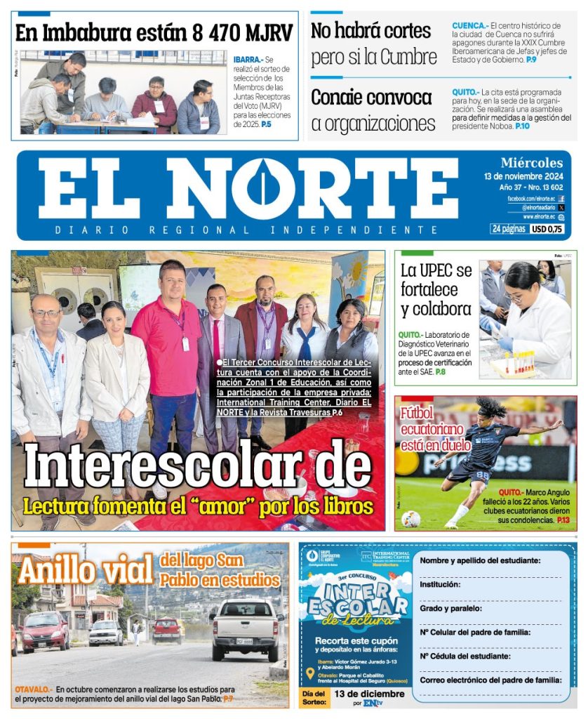 Portada 13 noviembre 2024