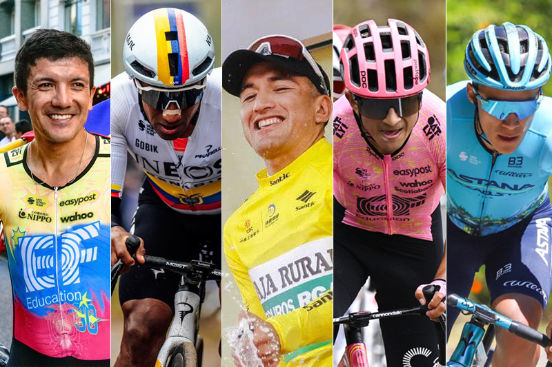 Cinco ciclistas tricolores en la élite mundial 6 carapaz deportes