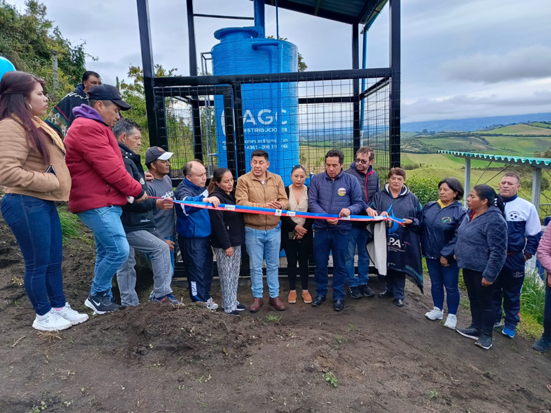 Tulcán mejora dos sistemas de agua potable 1 tulcan