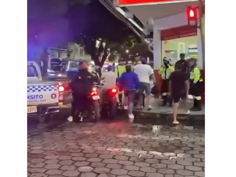 Agentes de tránsito fueron agredidos por personas armadas, durante operativo en Ibarra, dice Movidelnor 1 agresion ant