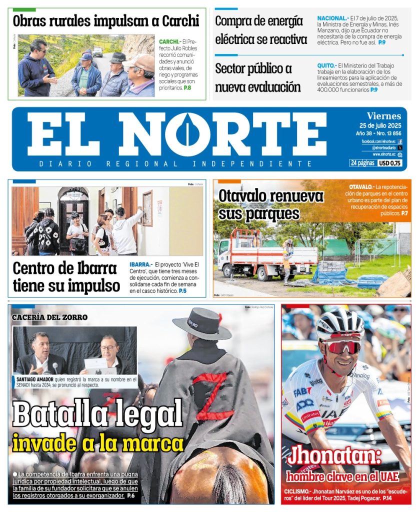 Portada 25 julio 2025