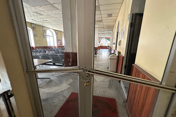Nueva directiva halló puertas cerradas, Sindicato de Choferes Imbabura 5 Sindicato