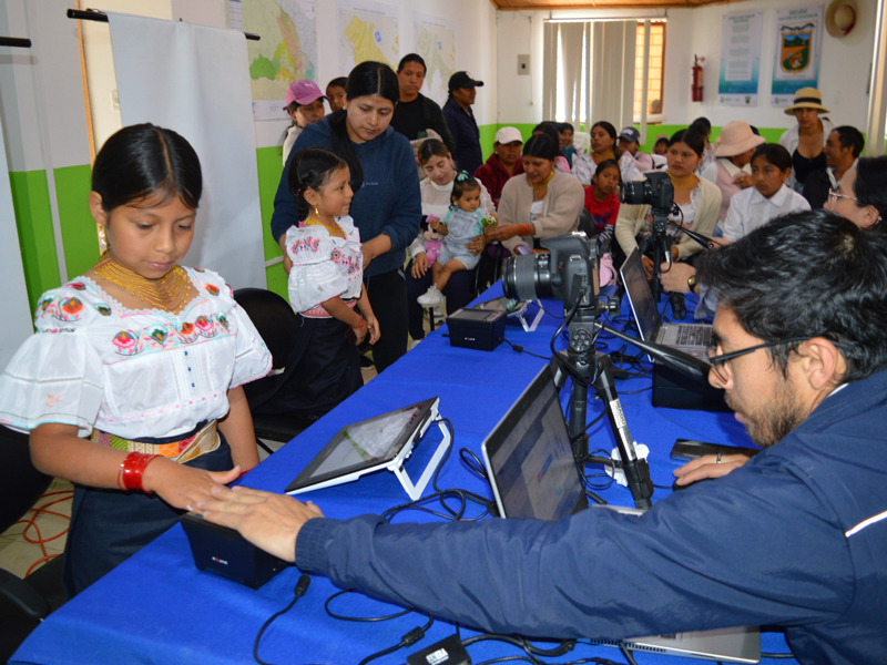 Brigadas móviles del Registro Civil recorren Imbabura 2 brigadas