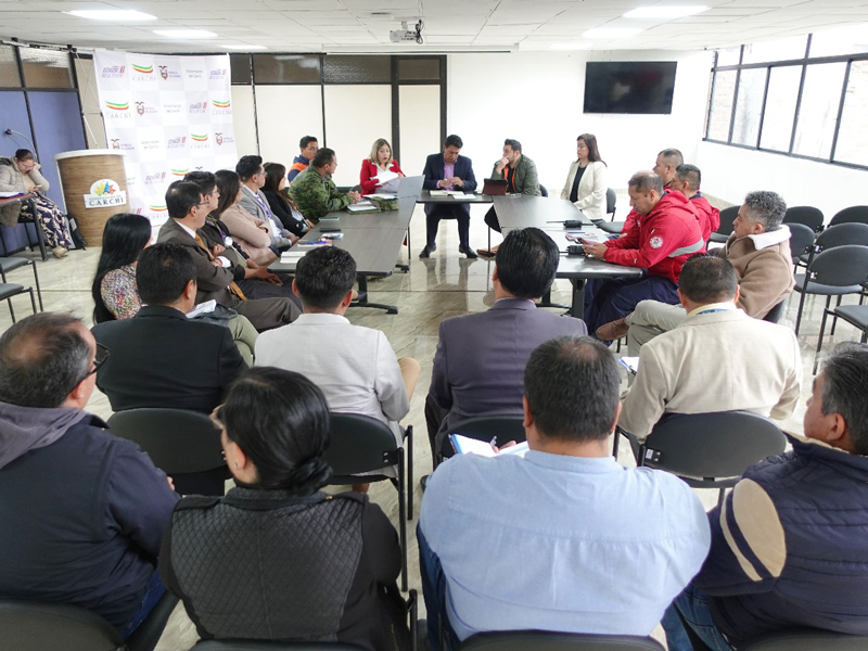 Gobernador presentó balance de paralización 13 carchi planificacion