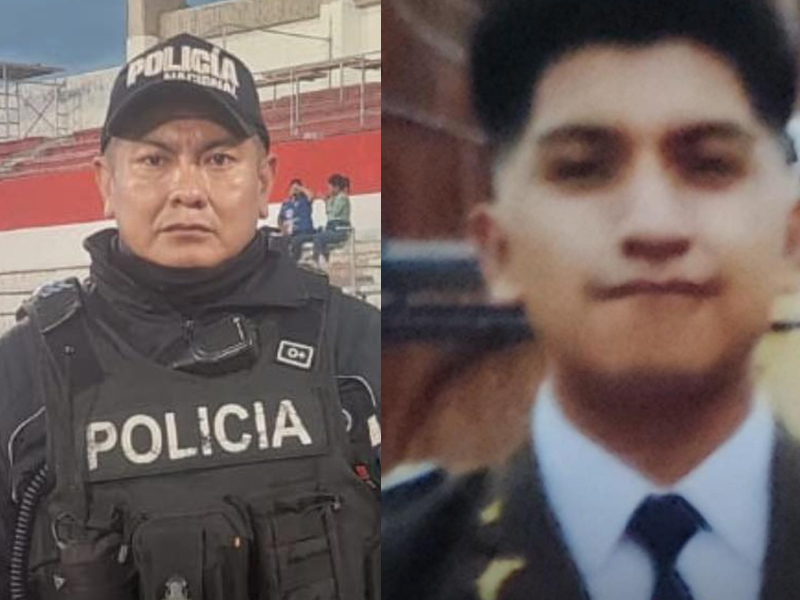 Familiares piden liberación de dos policías retenidos en Imbabura 1 policias