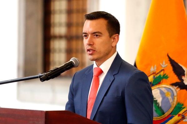 Daniel Noboa reiteró su rechazo a paralización 6 Daniel-Noboa