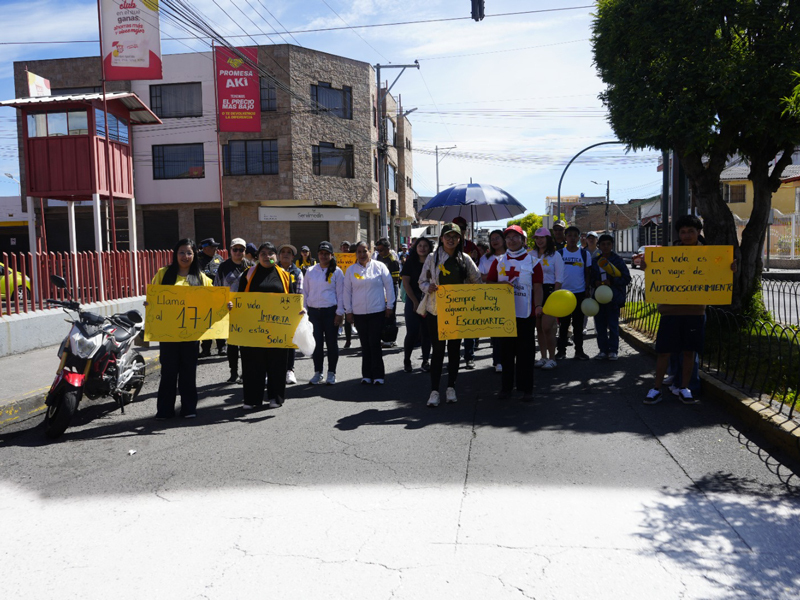 Marcha 'Conectados por la vida' contra suicidio se realizó en Tulcán 5 carchi tulcan suicidio