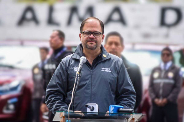 "Esto ya es un paro cantonal" dijo el ministro John Reimberg 2 john reimberg