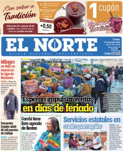 Diario El Norte 42 portada 27 octubre 2025