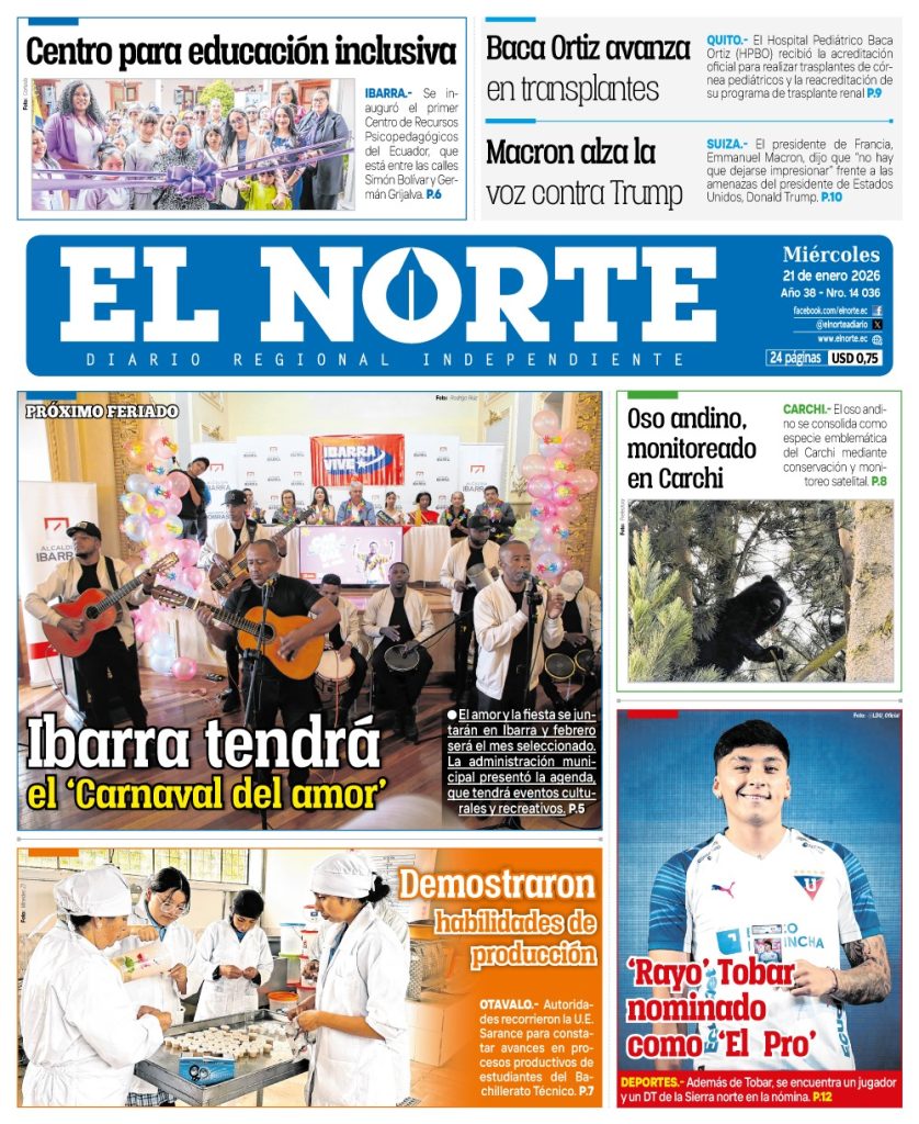 Portada 21 enero 2026