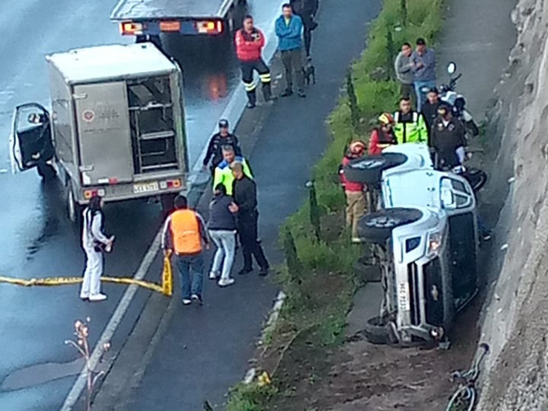 Siniestro vial en Anillo Vial deja ciclista fallecido en Ibarra 1 siniestro 2