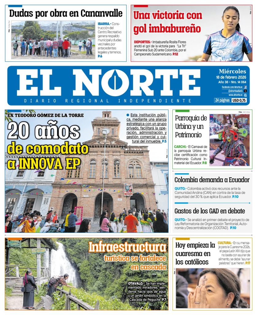 Portada 18 febrero 2026