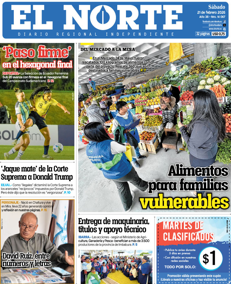Portada 21 febrero 2026