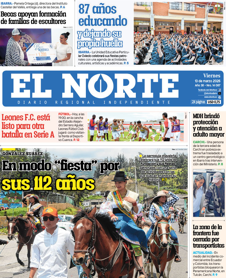 Portada 13 marzo 2026