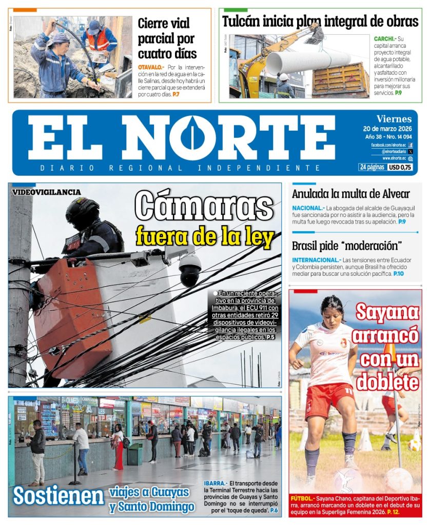 Portada 20 marzo 2026