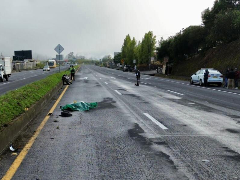 accidente otavalo moto