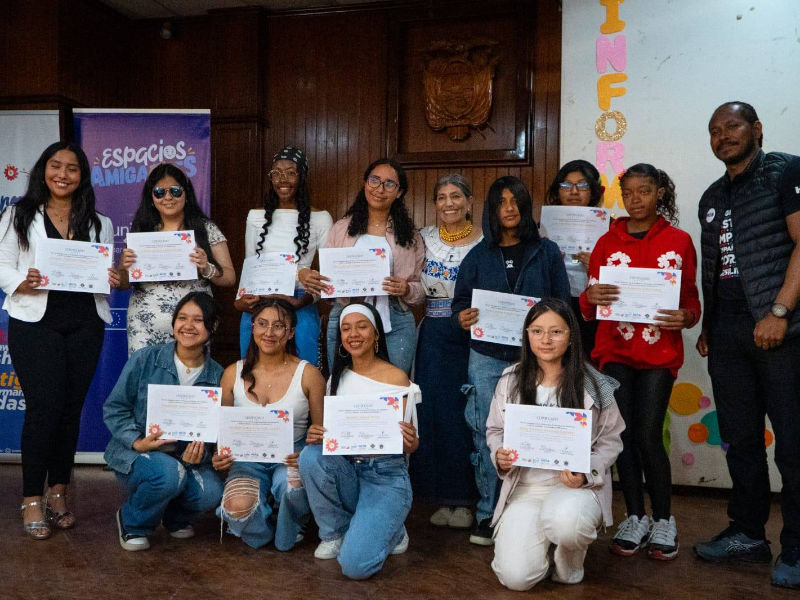 Clausura de talleres Warmi Imbabura fortalece expresión juvenil en Otavalo 4 otavalo warmi
