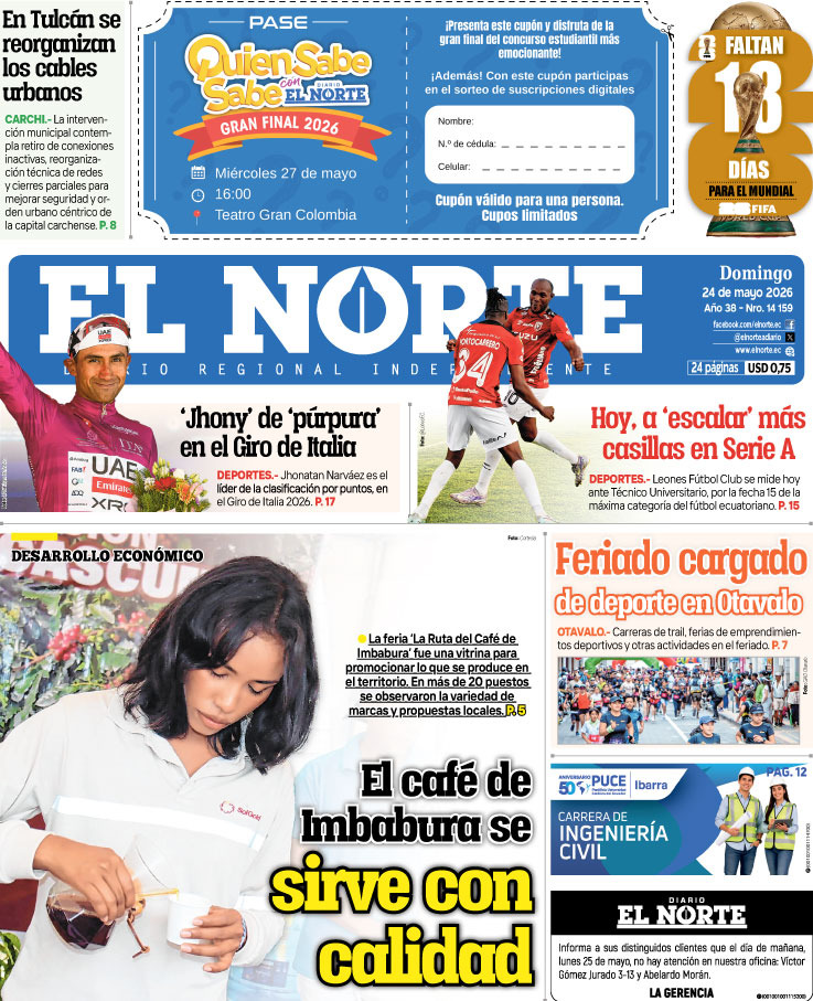 Portada 24 mayo 2026