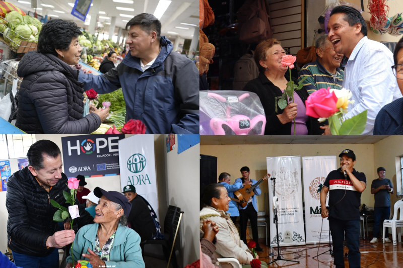 Las madrecitas recibieron homenajes en cada cantón 3 madres carchi
