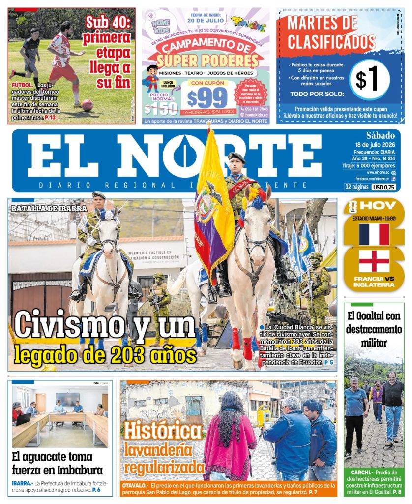 Portada 18 julio 2026