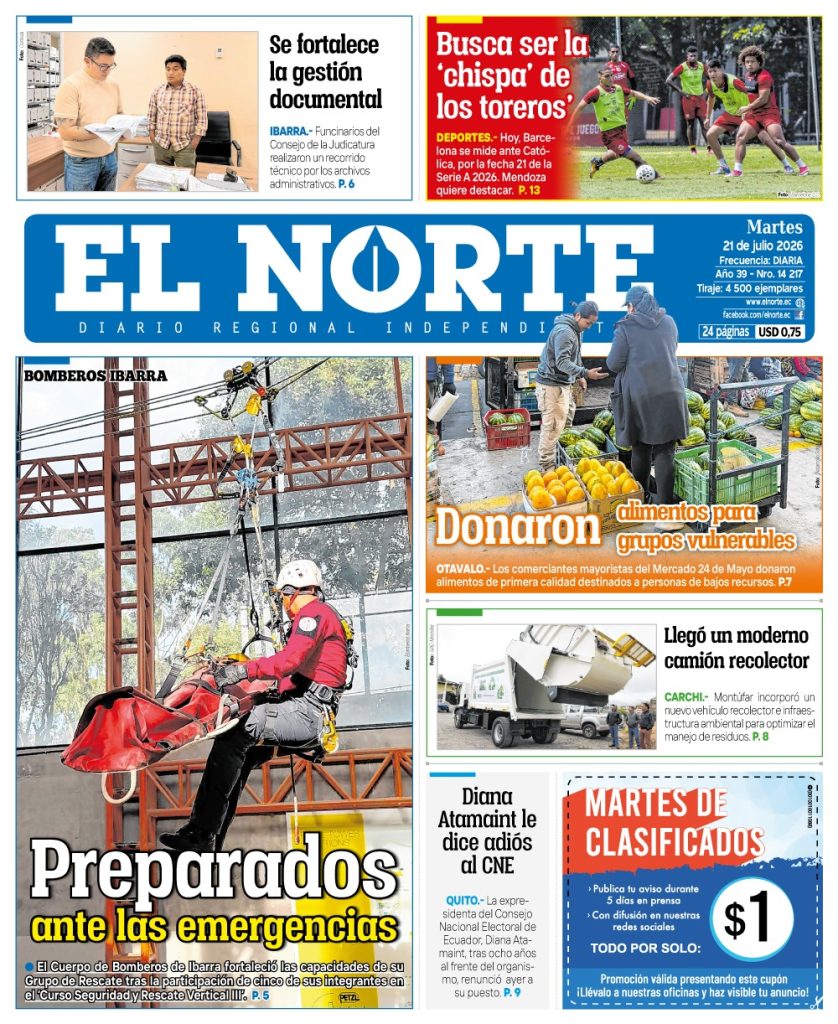 Portada 21 julio 2026