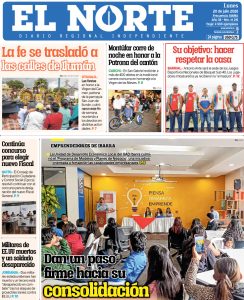 Diario El Norte 40 portada 20 julio 2026