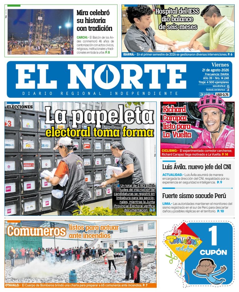 Portada 21 agosto 2026