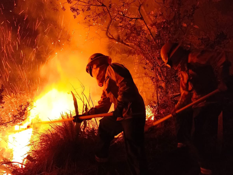 Controlan incendio forestal en Yuracrucito pero otro sigue activo 1 apangora