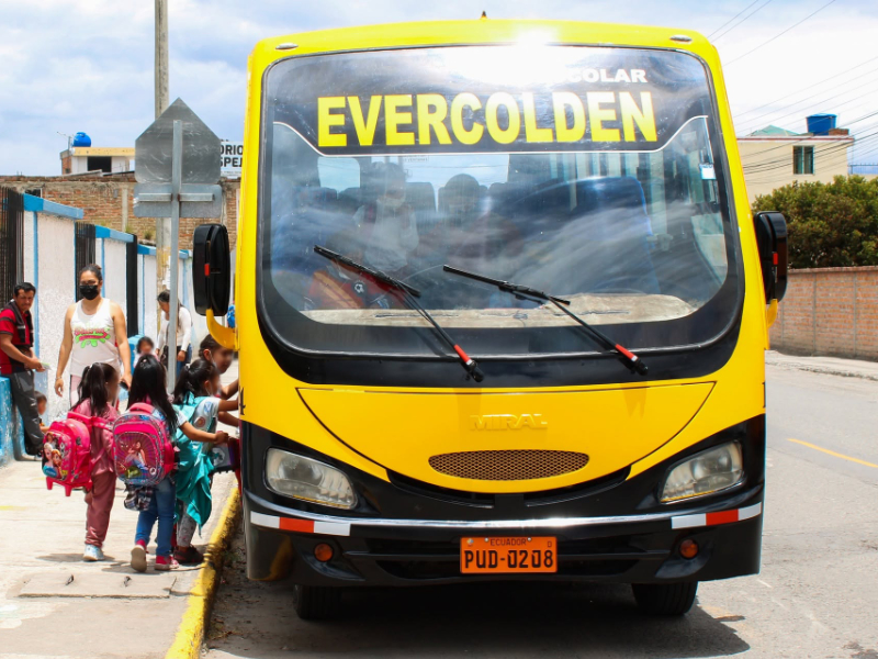 transporte escolar bolivar