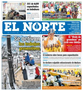 Diario El Norte 42 Portada 16 septiembre 2026