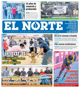Diario El Norte 42 portada 30 septiembre 2026