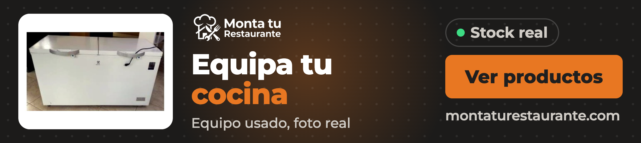 Todo lo que necesitas para abrir tu restaurante, en una sola compra.