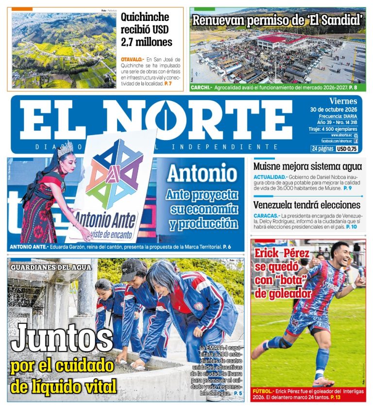 Portada 30 octubre 2026